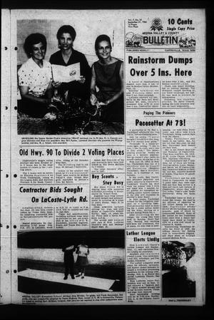 Medina Valley and County News Bulletin (Castroville, Tex.), Vol. 7, No. 22, Ed. 1 Wednesday, September 21, 1966
