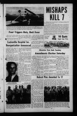 Medina Valley and County News Bulletin (Castroville, Tex.), Vol. 8, No. 29, Ed. 1 Wednesday, November 8, 1967