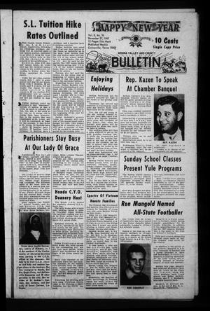 Medina Valley and County News Bulletin (Castroville, Tex.), Vol. 8, No. 36, Ed. 1 Wednesday, December 27, 1967