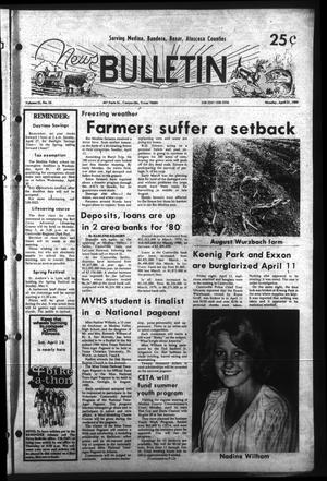 News Bulletin (Castroville, Tex.), Vol. 22, No. 16, Ed. 1 Monday, April 21, 1980