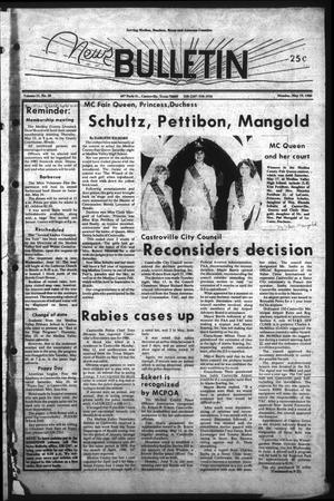 News Bulletin (Castroville, Tex.), Vol. 22, No. 20, Ed. 1 Monday, May 19, 1980