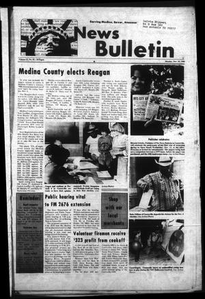 News Bulletin (Castroville, Tex.), Vol. 22, No. 45, Ed. 1 Monday, November 10, 1980