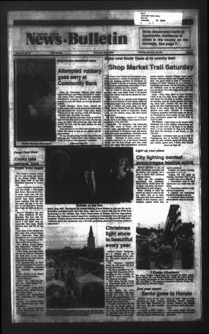 News Bulletin (Castroville, Tex.), Vol. 32, No. 50, Ed. 1 Thursday, December 12, 1991