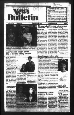 News Bulletin (Castroville, Tex.), Vol. 33, No. 13, Ed. 1 Thursday, April 2, 1992