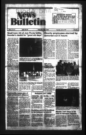 News Bulletin (Castroville, Tex.), Vol. 33, No. 27, Ed. 1 Thursday, July 9, 1992