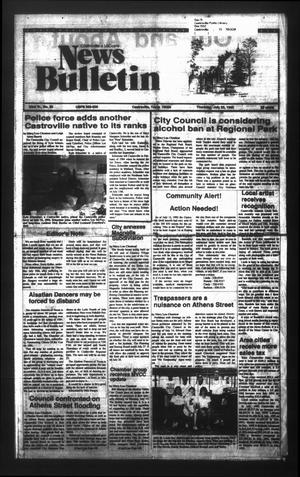News Bulletin (Castroville, Tex.), Vol. 33, No. 28, Ed. 1 Thursday, July 23, 1992