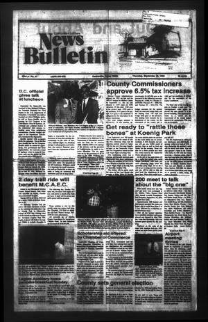 News Bulletin (Castroville, Tex.), Vol. 33, No. 37, Ed. 1 Thursday, September 24, 1992