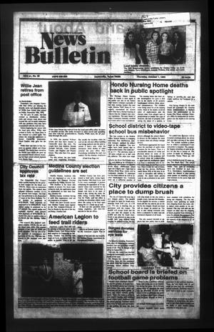 News Bulletin (Castroville, Tex.), Vol. 33, No. 38, Ed. 1 Thursday, October 1, 1992