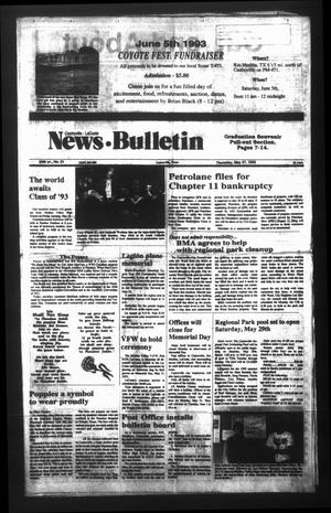 News Bulletin (Castroville, Tex.), Vol. 34, No. 21, Ed. 1 Thursday, May 27, 1993
