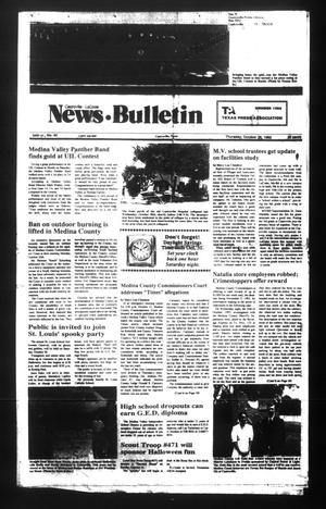 Primary view of object titled 'News Bulletin (Castroville, Tex.), Vol. 34, No. 42, Ed. 1 Thursday, October 28, 1993'.