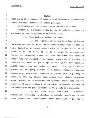 78th Texas Legislature, Regular Session, Senate Bill 360, Chapter 93