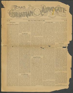 Texas Christian Advocate (Dallas, Tex.), Vol. 45, No. 18, Ed. 1 Thursday, December 29, 1898