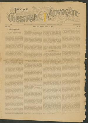 Primary view of object titled 'Texas Christian Advocate (Dallas, Tex.), Vol. 48, No. 22, Ed. 1 Thursday, January 23, 1902'.