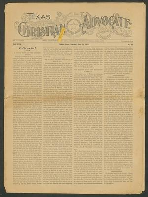 Texas Christian Advocate (Dallas, Tex.), Vol. 48, No. 43, Ed. 1 Thursday, June 19, 1902