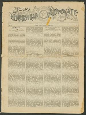 Primary view of object titled 'Texas Christian Advocate (Dallas, Tex.), Vol. 50, No. 41, Ed. 1 Thursday, June 2, 1904'.