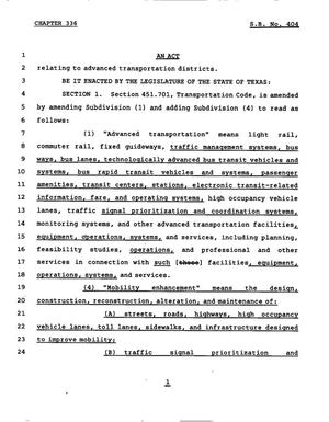 78th Texas Legislature, Regular Session, Senate Bill 404, Chapter 336