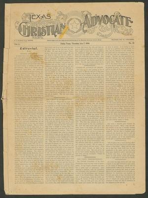 Texas Christian Advocate (Dallas, Tex.), Vol. 50, No. 46, Ed. 1 Thursday, July 7, 1904