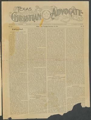 Texas Christian Advocate (Dallas, Tex.), Vol. 51, No. 19, Ed. 1 Thursday, December 29, 1904