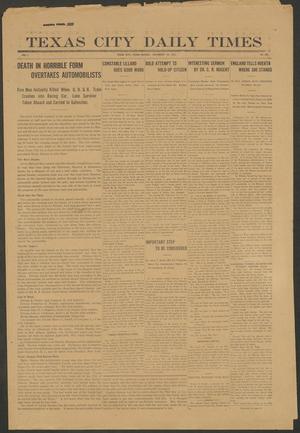 Primary view of object titled 'Texas City Daily Times (Texas City, Tex.), Vol. 1, No. 252, Ed. 1 Monday, November 24, 1913'.