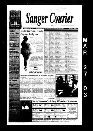 Sanger Courier (Sanger, Tex.), Vol. 105, No. 14, Ed. 1 Thursday, March 27, 2003