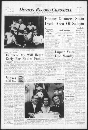 Denton Record-Chronicle (Denton, Tex.), Vol. 65, No. 272, Ed. 1 Sunday, June 16, 1968
