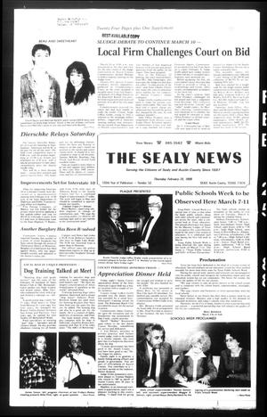 The Sealy News (Sealy, Tex.), Vol. 100, No. 50, Ed. 1 Thursday, February 25, 1988