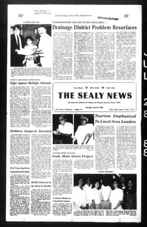 Primary view of object titled 'The Sealy News (Sealy, Tex.), Vol. 101, No. 20, Ed. 1 Thursday, July 28, 1988'.