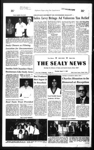 Primary view of object titled 'The Sealy News (Sealy, Tex.), Vol. 101, No. 22, Ed. 1 Thursday, August 11, 1988'.