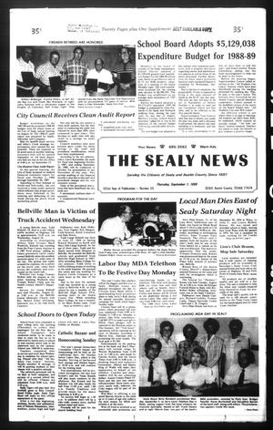 The Sealy News (Sealy, Tex.), Vol. 101, No. 25, Ed. 1 Thursday, September 1, 1988