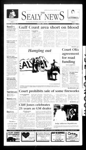 The Sealy News (Sealy, Tex.), Vol. 106, No. 46, Ed. 1 Tuesday, June 10, 2003