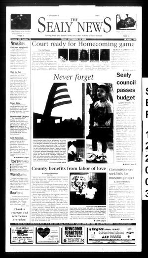 Primary view of object titled 'The Sealy News (Sealy, Tex.), Vol. 106, No. 73, Ed. 1 Friday, September 12, 2003'.