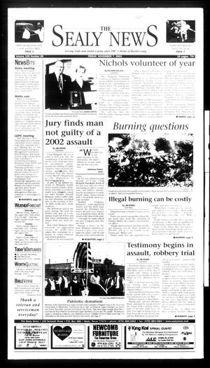 The Sealy News (Sealy, Tex.), Vol. 106, No. 89, Ed. 1 Friday, November 7, 2003