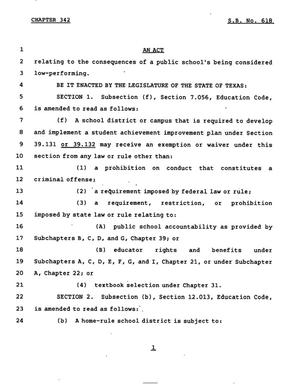 78th Texas Legislature, Regular Session, Senate Bill 618, Chapter 342