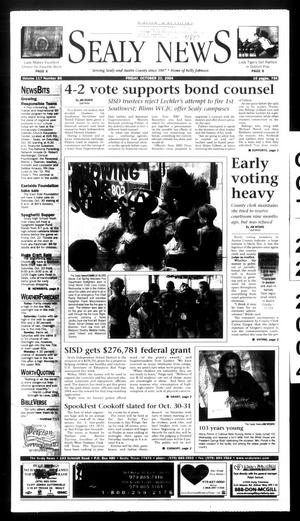 The Sealy News (Sealy, Tex.), Vol. 117, No. 85, Ed. 1 Friday, October 22, 2004