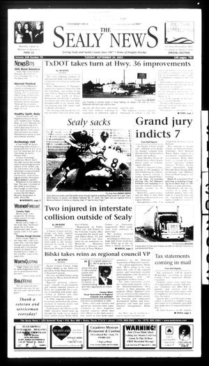 Primary view of object titled 'The Sealy News (Sealy, Tex.), Vol. 106, No. 78, Ed. 1 Tuesday, September 30, 2003'.