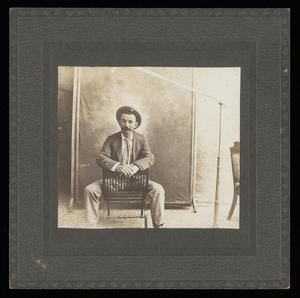 Primary view of object titled '[Dr. James Walter Allen seated portrait]'.