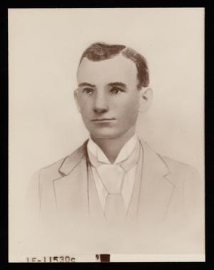 [Unfinished sketch of Dr. J. W. Allen based on damaged 1898 photograph]