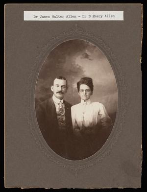 Primary view of object titled '[Dr. J. W. Allen and Dr. F. D. E. Allen]'.