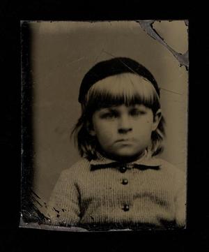 Primary view of object titled '[Gem tintype portrait of young girl 1]'.
