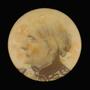 Thumbnail image of item number 2 in: '[Elderly woman photograph pinback button]'.