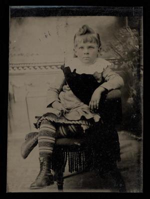 Primary view of object titled '[Annie Belle Emery Bright as a young girl]'.