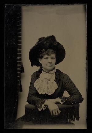 [Tintype of a woman related to the Emery family]