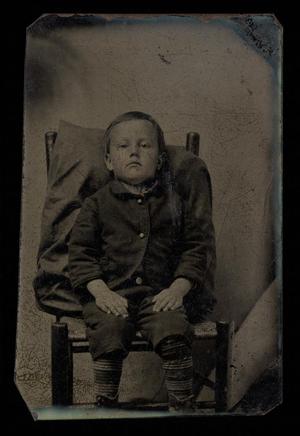 Primary view of object titled '[Young boy related to Emery family]'.