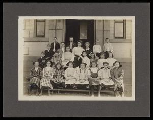 Primary view of object titled '[Annie Belle Emery with class]'.