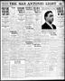 Thumbnail image of item number 1 in: 'The San Antonio Light (San Antonio, Tex.), Vol. 33, No. 347, Ed. 1 Thursday, January 2, 1913'.