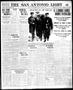 Thumbnail image of item number 1 in: 'The San Antonio Light (San Antonio, Tex.), Vol. 33, No. 366, Ed. 1 Tuesday, January 21, 1913'.