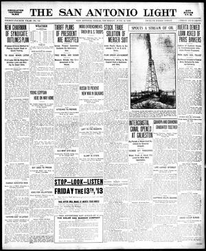 The San Antonio Light (San Antonio, Tex.), Vol. 34, No. 142, Ed. 1 Thursday, June 12, 1913