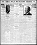 Thumbnail image of item number 1 in: 'The San Antonio Light (San Antonio, Tex.), Vol. 34, No. 9, Ed. 1 Wednesday, January 28, 1914'.