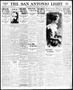 Thumbnail image of item number 1 in: 'The San Antonio Light (San Antonio, Tex.), Vol. 34, No. 19, Ed. 1 Saturday, February 7, 1914'.