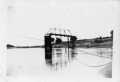 Thumbnail image of item number 1 in: '[Photograph of Damage at the Richmond Bridge After the Flood of May 1922]'.